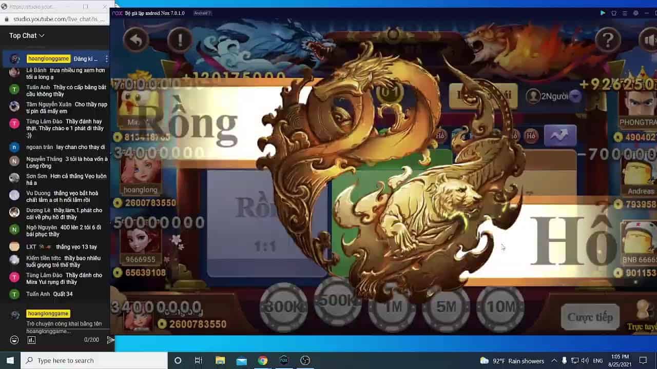 Những cách đặt cược hay trong Rồng Hổ giúp bạn nắm chắc chiến thắng