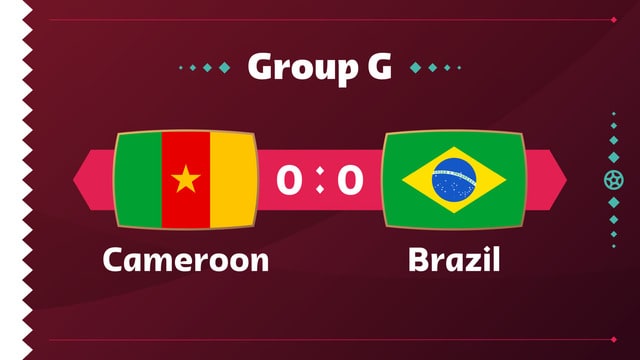 Soi kèo 12betvn Cameroon vs Brazil, 03/12/2022 - World Cup