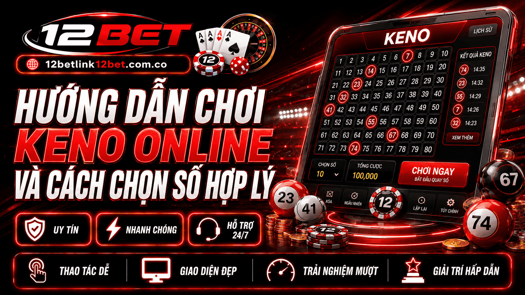 Hướng dẫn chơi Keno online và cách chọn số hợp lý cho người mới