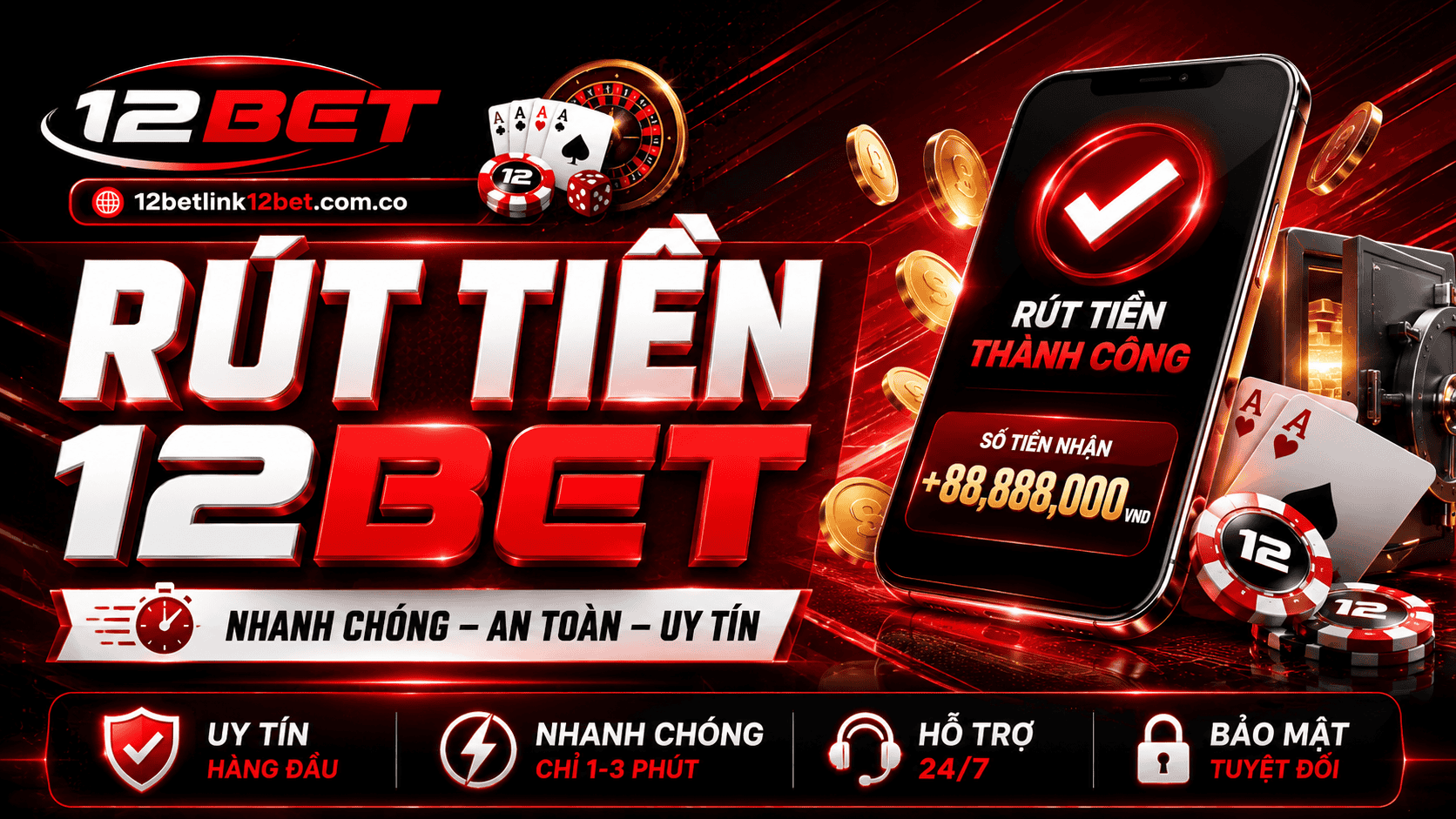 Hướng dẫn rút tiền 12BET Hướng dẫn rút tiền 12BET